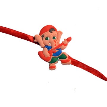 -Dancing Ganesh Kids Rakhi,Send Rakhi online,send rakhi,online send rakhi,rakhi to india,send rakhi to india,rakhi shop india