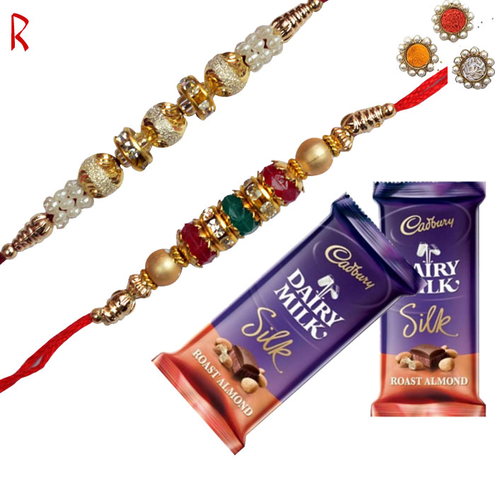 -2 Rakhi With Love ,Send Rakhi online,send rakhi,online send rakhi,rakhi to india,send rakhi to india,rakhi shop india