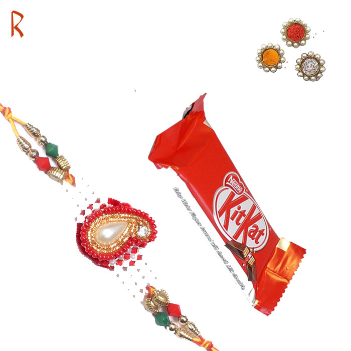 -Excellent Design Chocolate Rakhi ,Send Rakhi online,send rakhi,online send rakhi,rakhi to india,send rakhi to india,rakhi shop india