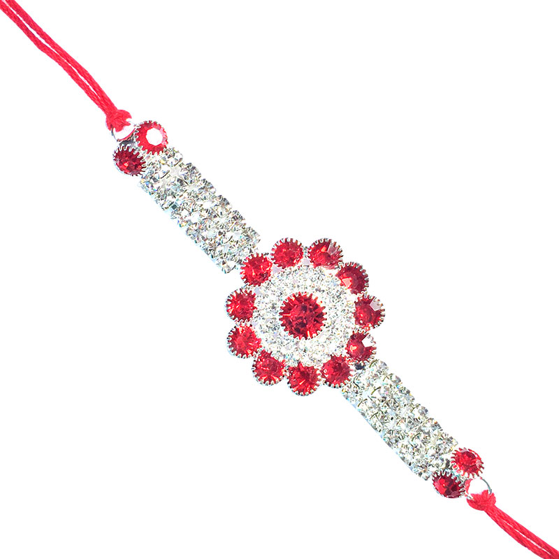 Designer Rakhi-Sparking Flower Diamond Rakhi ,Send Rakhi Online to Brother,Buy Rakhi for Brother,Buy Rakhi Online,Rakhi Shop India,Rakhishopindia 