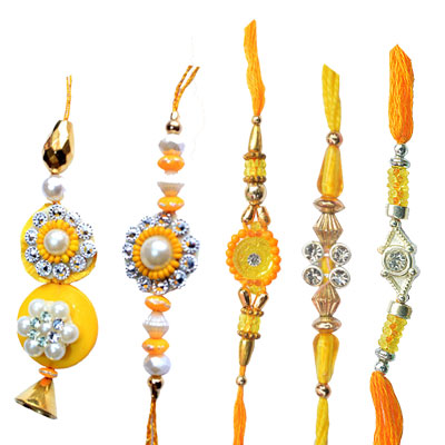 -Yallow-Rakhi-Set,Send Rakhi online,send rakhi,online send rakhi,rakhi to india,send rakhi to india,rakhi shop india