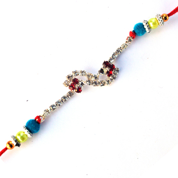 -High Sparkler Diamond Rakhi,Send Rakhi online,send rakhi,online send rakhi,rakhi to india,send rakhi to india,rakhi shop india